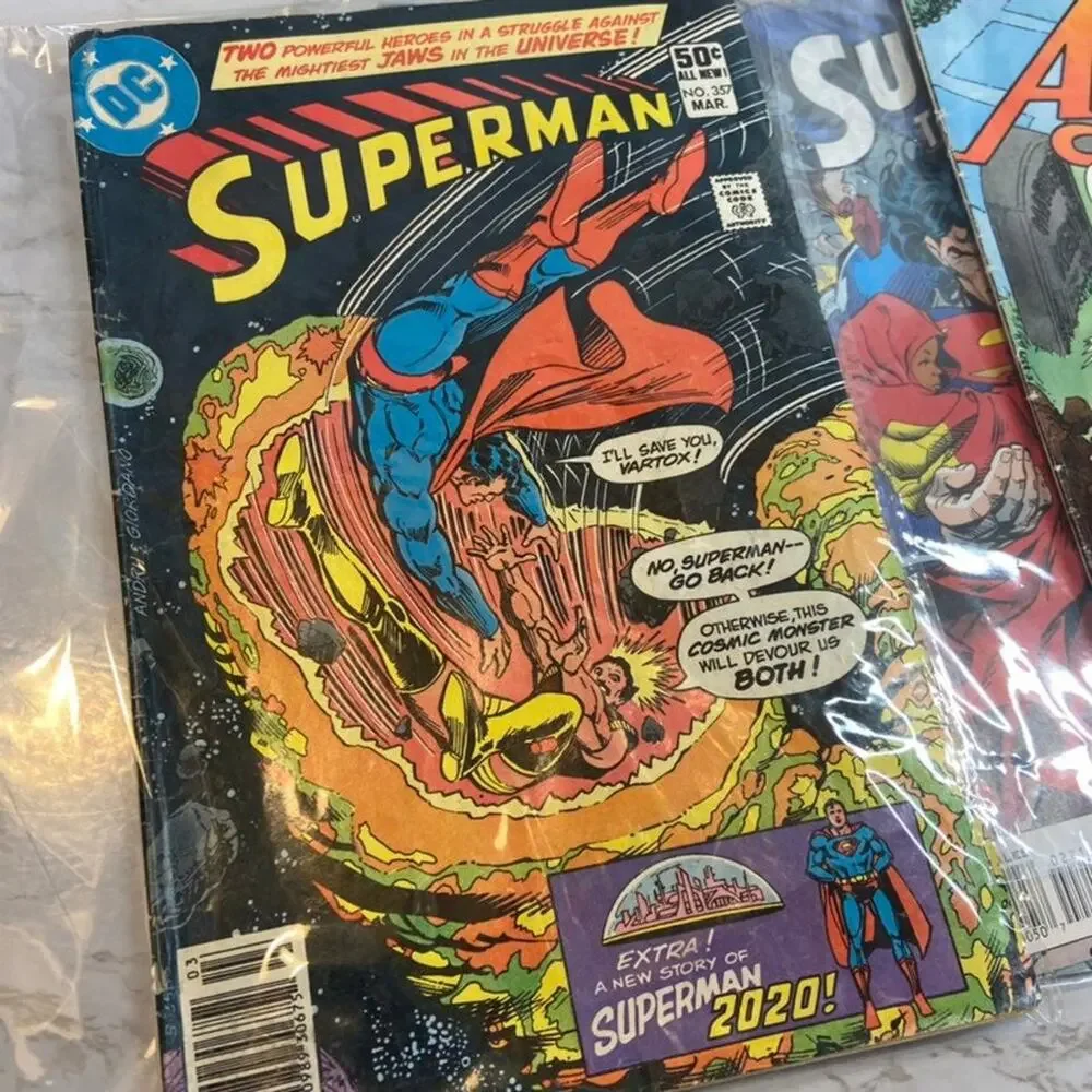 Vintage Bundle of 5 Superman Comics 1980, '81, '93